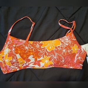 Roxy Vibrant Orange and Yellow Bandeau Intimates